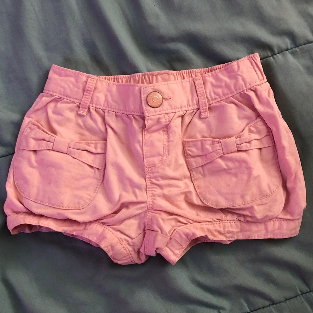 Gymboree 3T Light Pink Chino Bubble Shorts
